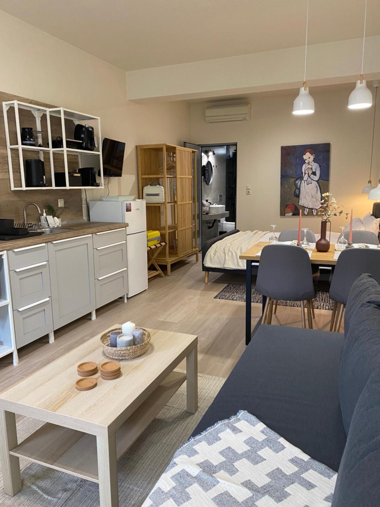 D.F. Appartement Kalampáka Buitenkant foto