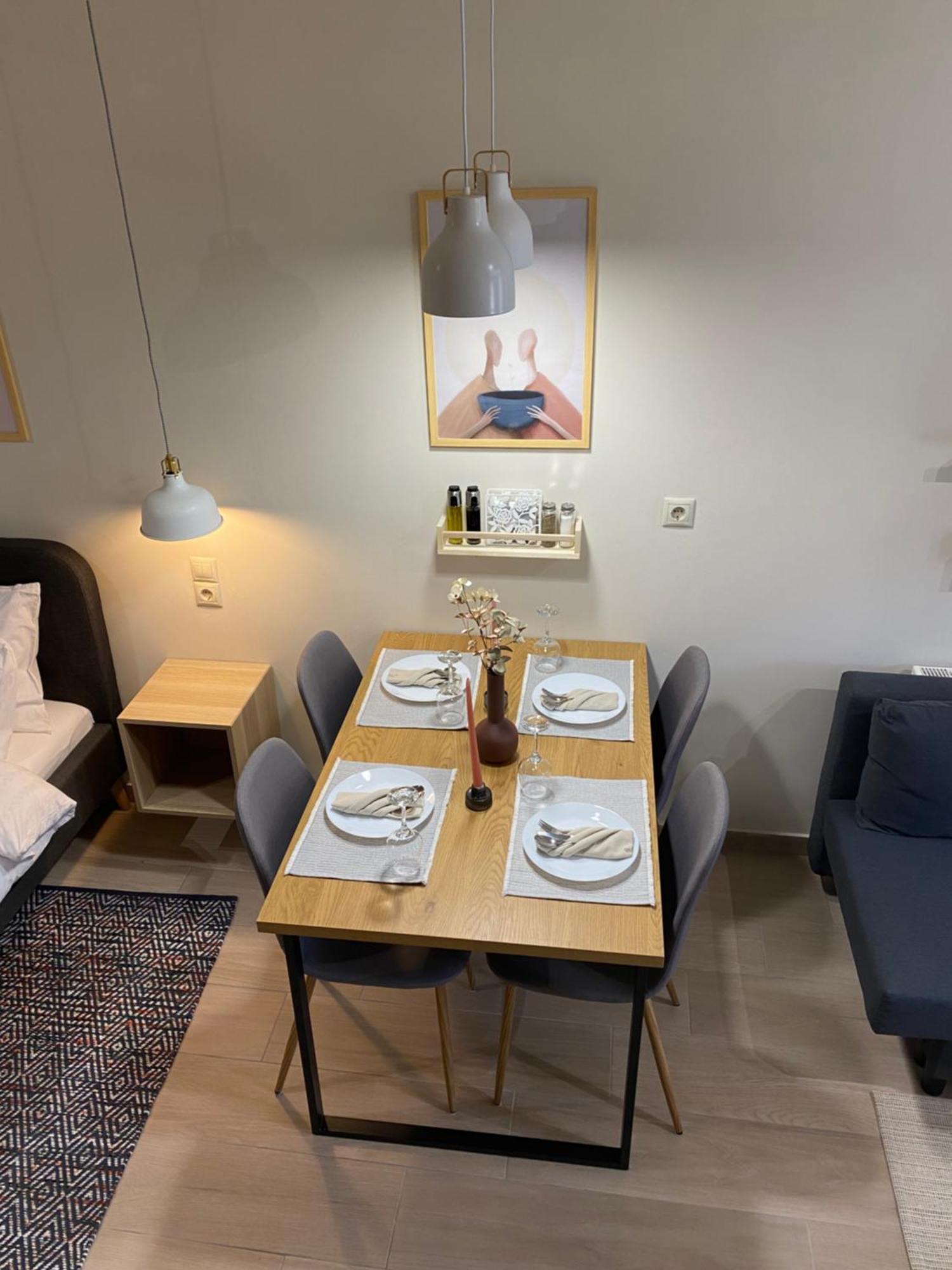D.F. Appartement Kalampáka Buitenkant foto