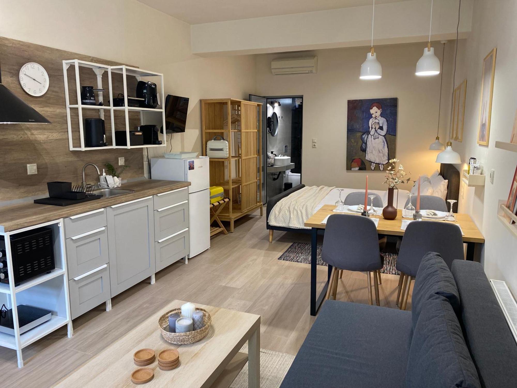D.F. Appartement Kalampáka Buitenkant foto
